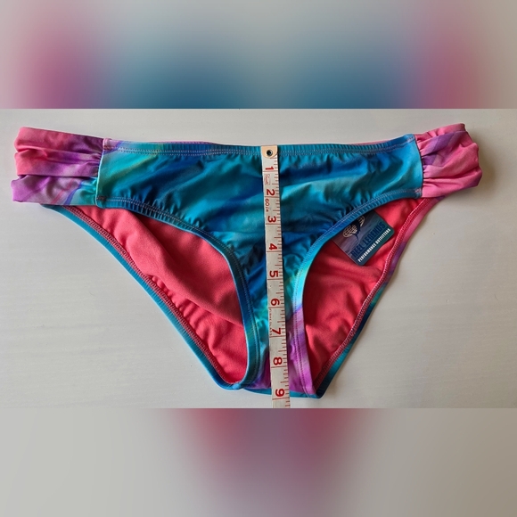 Reel Legends Pink and Blue Green Bikini Set - Picture 10 of 12